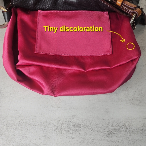 Coach Chelsea Black Pebbled Leather Shoulder Bag D04S-9378 - Picture 12 of 14